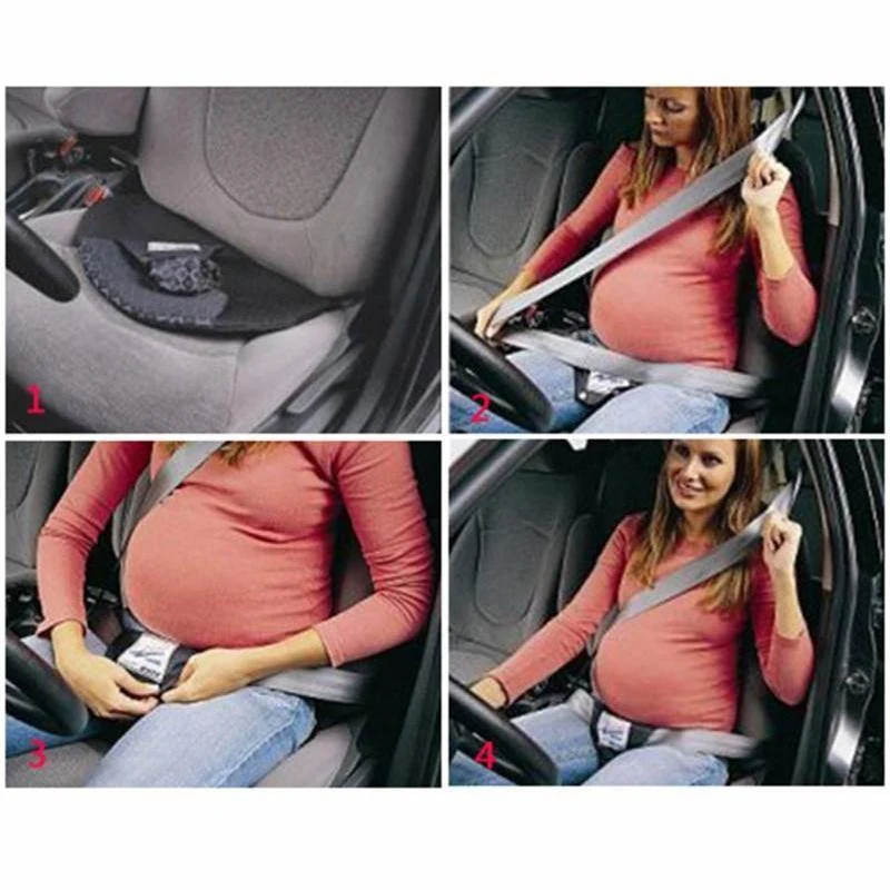 Abnehmbarer Schwangerschafts-Sicherheitsgurt, schwangeres Auto-Sicherheitsschutzkissen, Damen-Auto-Sicherheitsgurtpolster, Komfort und Sicherheit für den Bauch