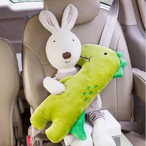 Auto Sitz Gürtel Abdeckung Cartoon plüsch Kinder Kinder Kissen Schulter Pads Sicherheit Stellungs Polsterung Taille Kissen Styling