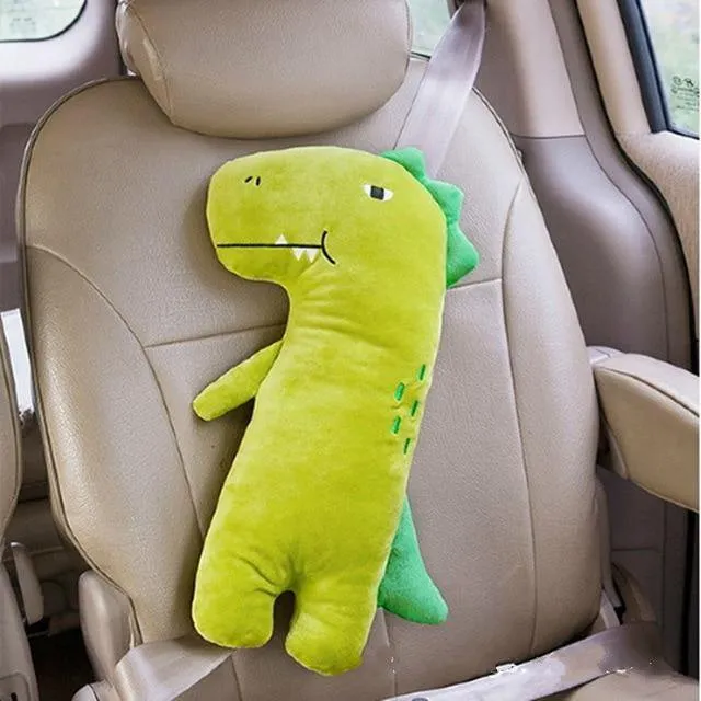 Auto Sitz Gürtel Abdeckung Cartoon plüsch Kinder Kinder Kissen Schulter Pads Sicherheit Stellungs Polsterung Taille Kissen Styling