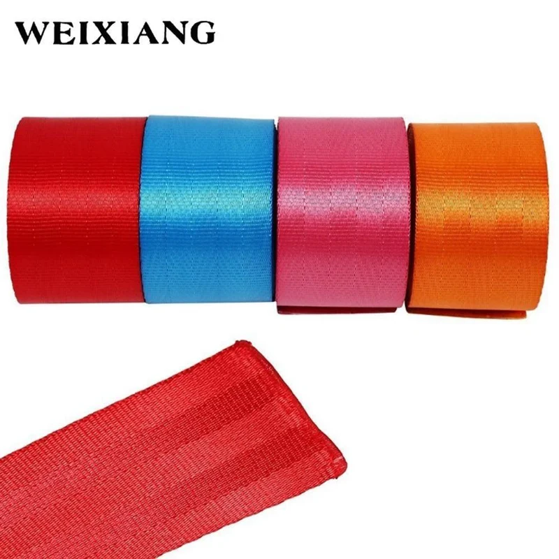 10 Meter Rolle Sicherheitsgurt Gurtband Verdicken Autositz Kinderwagen Sicherheitsgurt Harness Rucksack Gurtbänder Mode Farbband