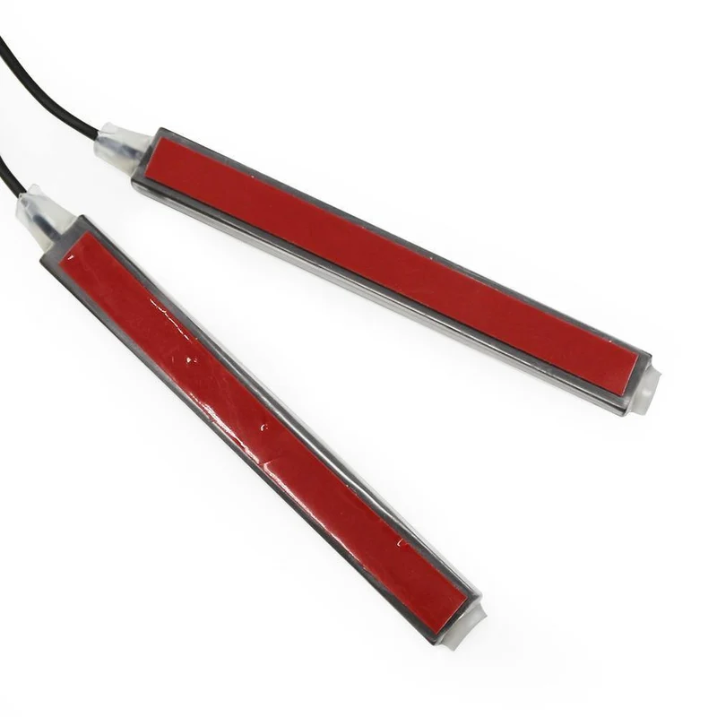 RGB LED DRL Streifen Licht Auto Innen Dekorative Lichter Automobil Atmosphäre Lampe Fernbedienung/Sprache/App Control Fuß lampen