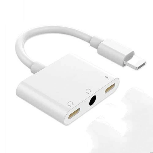 3 Buchse 3.5mm Audio Ladegerät Splitter Adapter für iPhone 7 8 X 6 5 Adapter Kabel Kopfhörer Kopfhörer Splitter Adapter