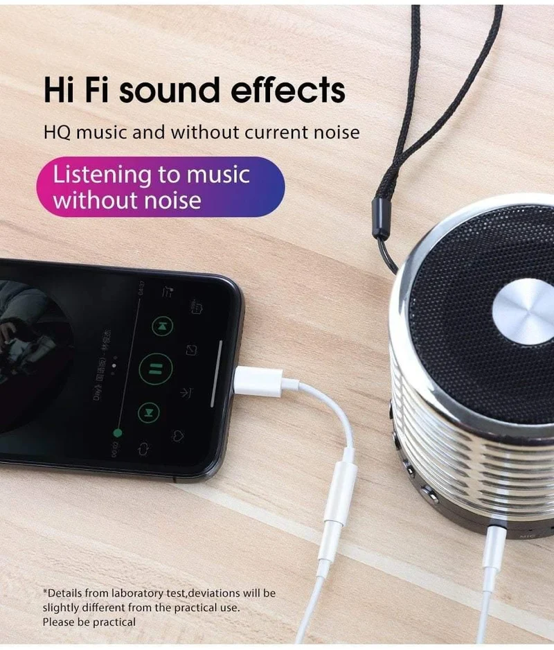 Original für Apple Lightning Kopfhörerbuchsenadapter Aux Audio Konverterkabel für iPhone xs max xr x 8 7 6s plus 5 iPad ios12 11