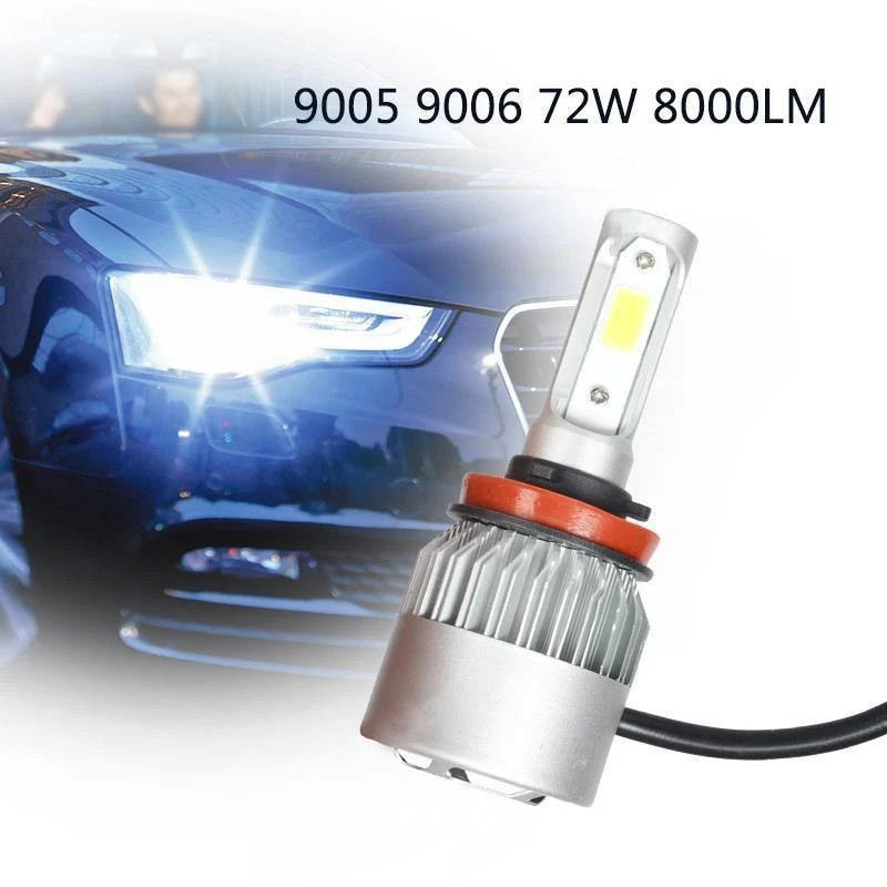 1 Paar Led Scheinwerfer H7 LED H3 H11 H27 HB3 HB4 9006 LED 72W 8000LM Autoscheinwerfer H4 Led Birnen H13 9007 Autolicht Autozubehör