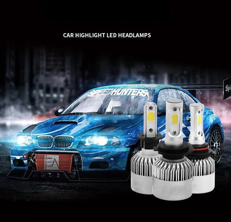 1 Paar Led Scheinwerfer H7 LED H3 H11 H27 HB3 HB4 9006 LED 72W 8000LM Autoscheinwerfer H4 Led Birnen H13 9007 Autolicht Autozubehör
