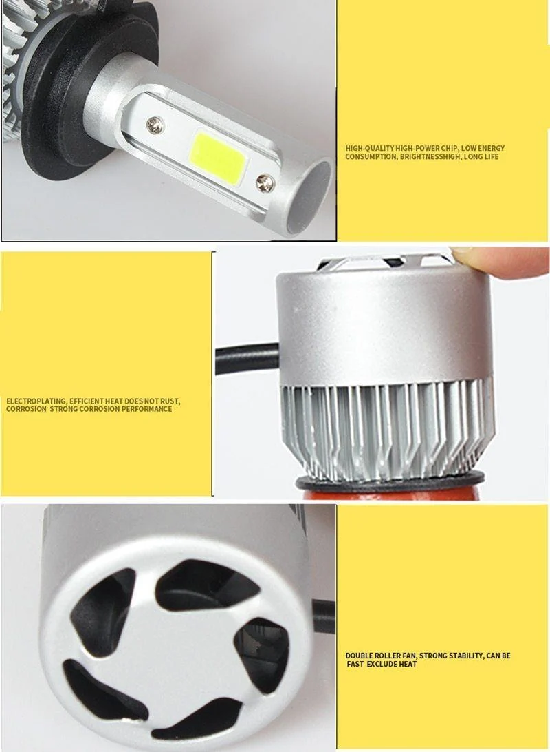 1 Paar Led Scheinwerfer H7 LED H3 H11 H27 HB3 HB4 9006 LED 72W 8000LM Autoscheinwerfer H4 Led Birnen H13 9007 Autolicht Autozubehör