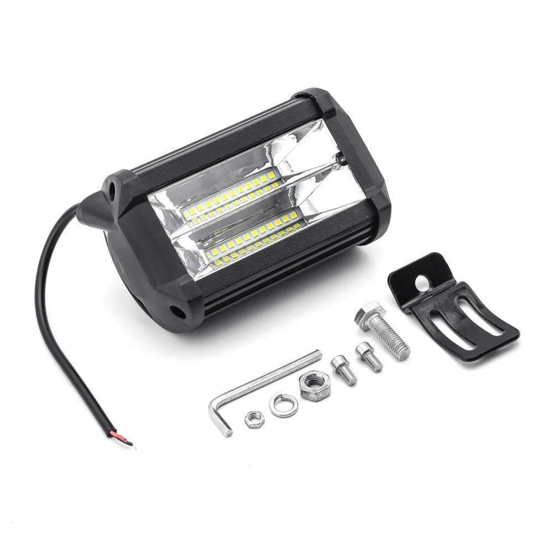 5-Zoll-Autolicht LED-Arbeitslichtleiste Offroad-Motorrad-Nebelscheinwerfer Flutlicht für Boote ATV UTV SUV Jeep Truck Autozubehör