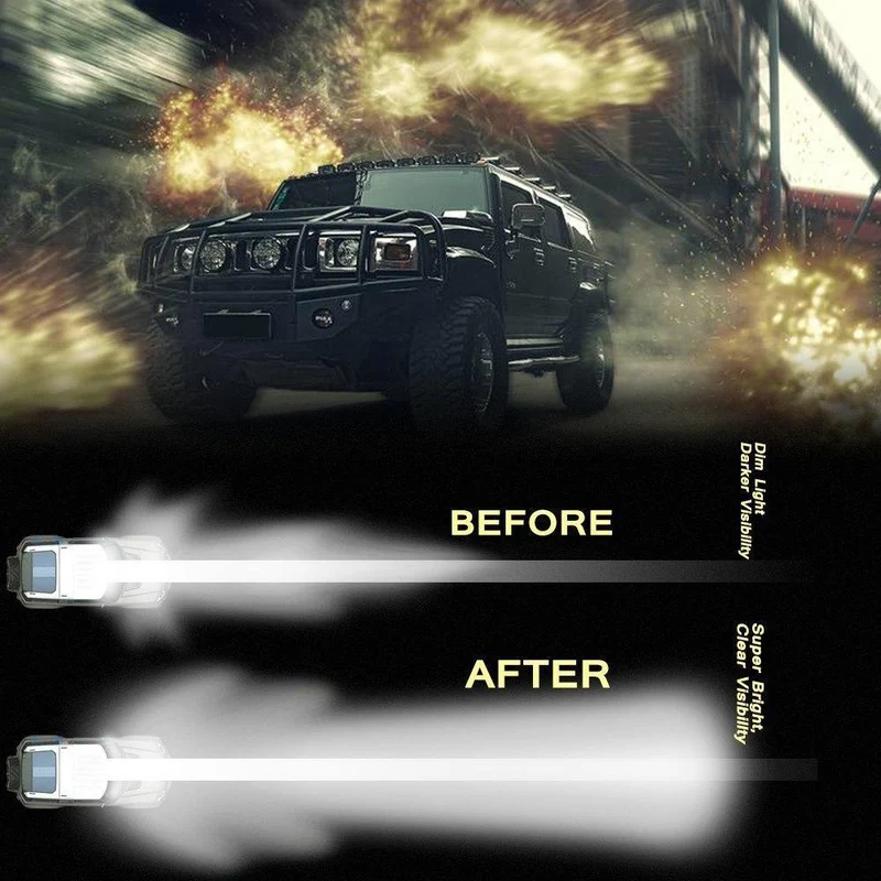 5-Zoll-Autolicht LED-Arbeitslichtleiste Offroad-Motorrad-Nebelscheinwerfer Flutlicht für Boote ATV UTV SUV Jeep Truck Autozubehör