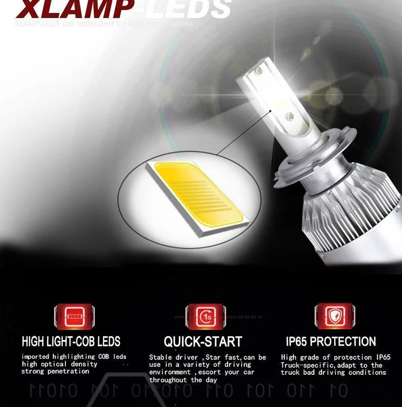 COB Chips 6000K C6 Auto Licht Nebel Led Lampe H11 2 Pcs H4 H7 H1 H3 H13 9012 9005 9006 Spot Led Nebel H11 Led Canbus Kein Fehler