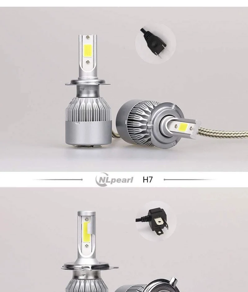 COB Chips 6000K C6 Auto Licht Nebel Led Lampe H11 2 Pcs H4 H7 H1 H3 H13 9012 9005 9006 Spot Led Nebel H11 Led Canbus Kein Fehler