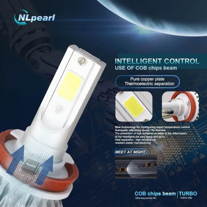 COB Chips 6000K C6 Auto Licht Nebel Led Lampe H11 2 Pcs H4 H7 H1 H3 H13 9012 9005 9006 Spot Led Nebel H11 Led Canbus Kein Fehler