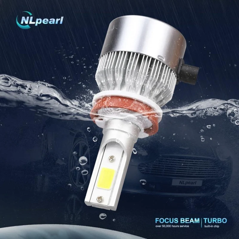 COB Chips 6000K C6 Auto Licht Nebel Led Lampe H11 2 Pcs H4 H7 H1 H3 H13 9012 9005 9006 Spot Led Nebel H11 Led Canbus Kein Fehler