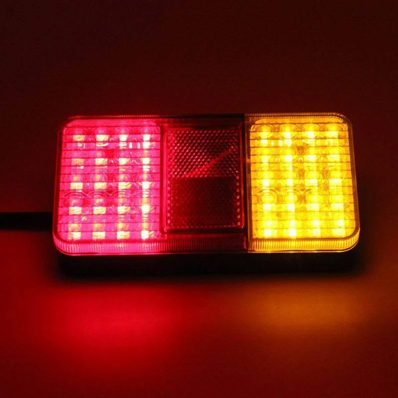 2 Pcs Schwanz Lichter LED Auto Licht 40 LED Anhänger Stop Anzeige Reverse Auto Lampen