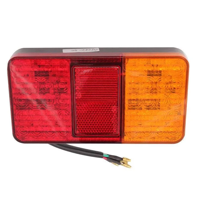 2 Pcs Schwanz Lichter LED Auto Licht 40 LED Anhänger Stop Anzeige Reverse Auto Lampen