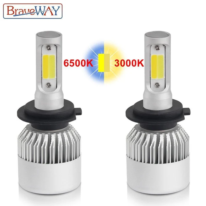 H4 Led-Licht Scheinwerfer Lampe Dual Farben H7 H4 H1 H8 H11 H13 9005 9006 HB4 Auto Licht H7 Auto Led Glühbirne H3 Nebel Licht