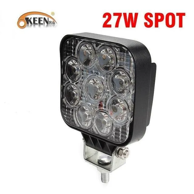 4 zoll 10 cm 18 W 27 W 48 W Offroad Auto 4WD Lkw Traktor Boot Anhänger 4x4 SUV ATV 12 V Spot Flut LED Licht Bar LED Arbeits Licht