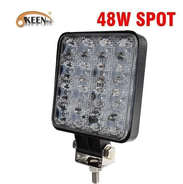 4 zoll 10 cm 18 W 27 W 48 W Offroad Auto 4WD Lkw Traktor Boot Anhänger 4x4 SUV ATV 12 V Spot Flut LED Licht Bar LED Arbeits Licht