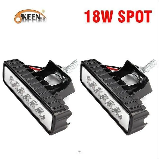 4 zoll 10 cm 18 W 27 W 48 W Offroad Auto 4WD Lkw Traktor Boot Anhänger 4x4 SUV ATV 12 V Spot Flut LED Licht Bar LED Arbeits Licht