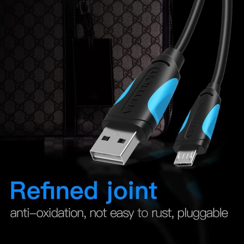 Vention Micro-USB-Kabel, Schnellladekabel für Android-Handy, Datensynchronisierung, Ladekabel, 3 m, 2 m, 1 m, für Samsung, HTC, Xiaomi, Sony