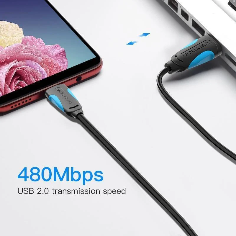 Vention Micro-USB-Kabel, Schnellladekabel für Android-Handy, Datensynchronisierung, Ladekabel, 3 m, 2 m, 1 m, für Samsung, HTC, Xiaomi, Sony