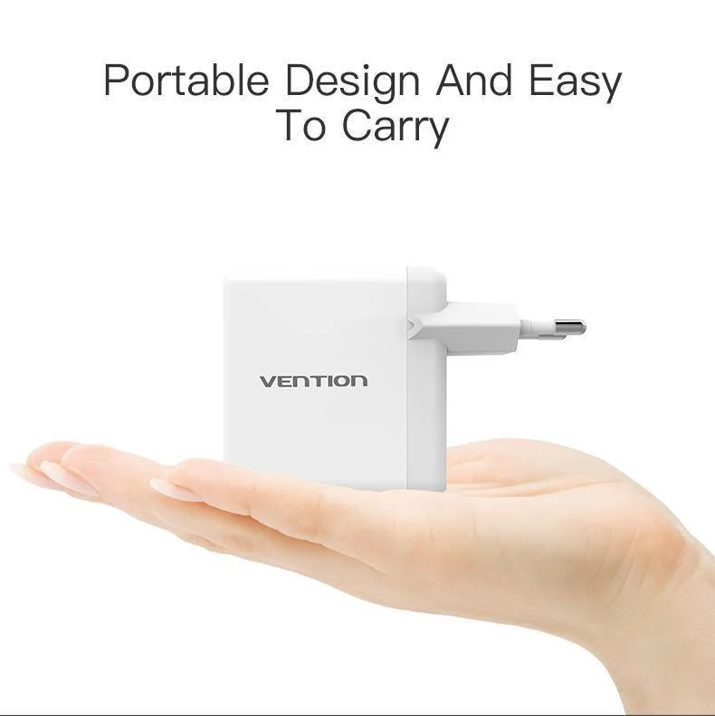 Tions Schnellladegerät 3.0 2-Port-USB-Ladegerät EU-Stecker Weiß Handy-Ladegerät für XiaoMi HTC Google QC3.0 Schnelles Wandladegerät