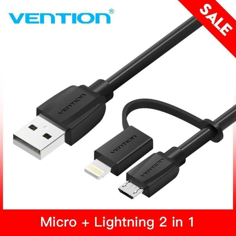 Vention Micro USB 2 in 1 Typ C Kabel USB C Super Speed ​​Ladegerät USB Kabel für MacBook Nokia Nexus 5X 6P Meizu Pro5 Xiaomi Telefon