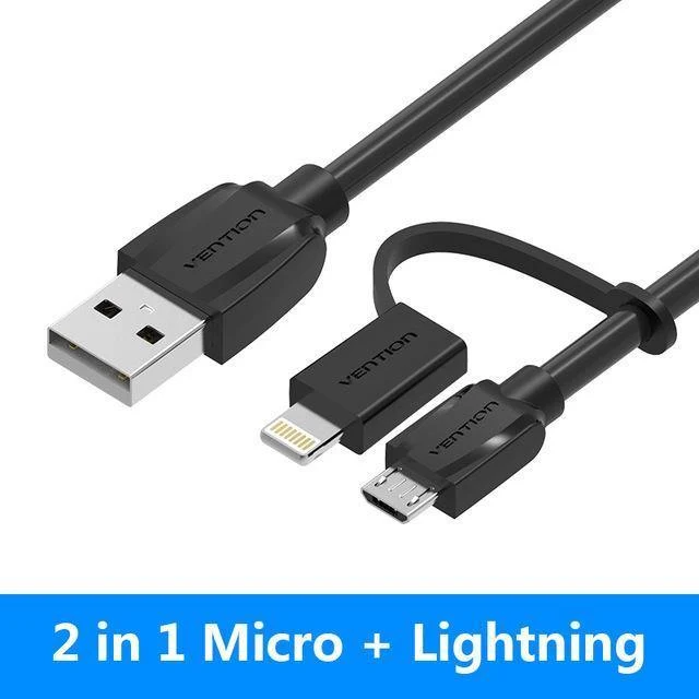 Vention Micro USB 2 in 1 Typ C Kabel USB C Super Speed ​​Ladegerät USB Kabel für MacBook Nokia Nexus 5X 6P Meizu Pro5 Xiaomi Telefon