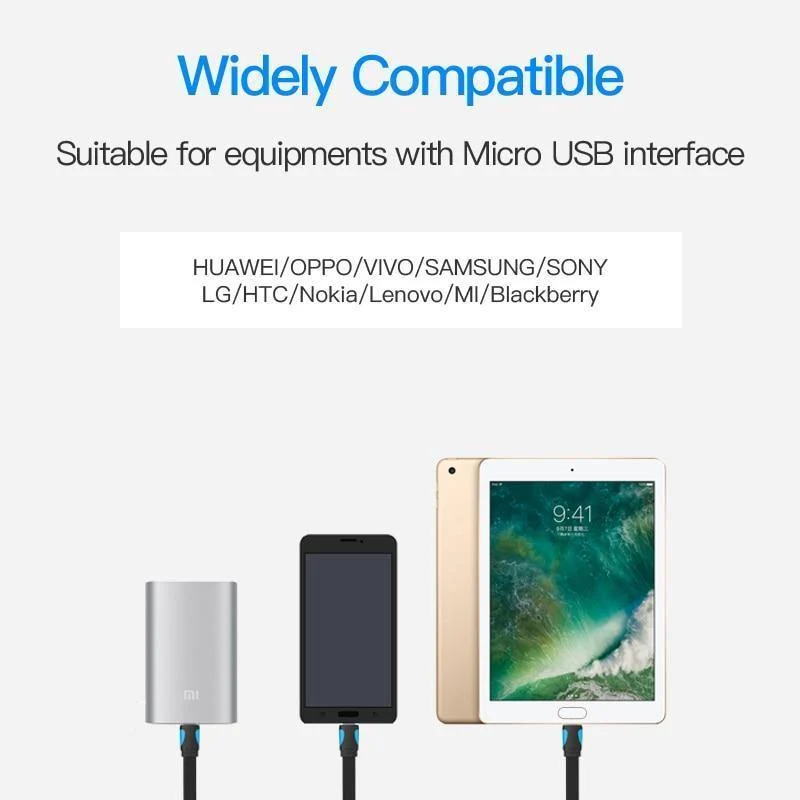 Vention Micro USB2.0 Kabel Für Handy Ladekabel Super Charger 1.5m 1m USB Daten Sync Kabel Für Samsung Android Kabel