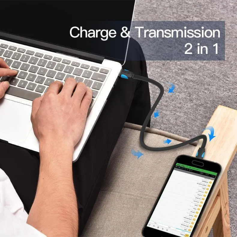Vention Micro USB2.0 Kabel Für Handy Ladekabel Super Charger 1.5m 1m USB Daten Sync Kabel Für Samsung Android Kabel