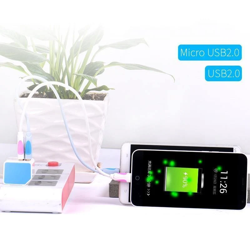 Tions Micro-USB-Ladekabel, USB2.0-Datensynchronisationskabel für Android-Handys, 5V2A Super-Ladekabel für Samsung Xiaomi, Microusb