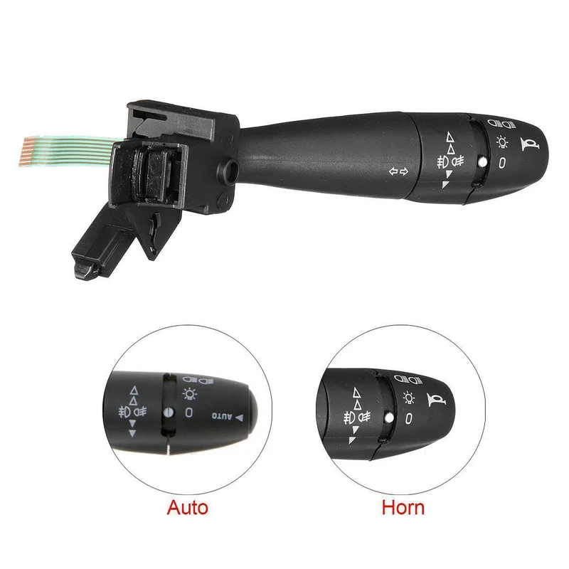 Auto-Lenk-Blinker-Anzeigeschalter Hupe PEUGEOT307 301 308 206 207 405 407 408 Scheinwerferschalter Auto-Ersatzteile