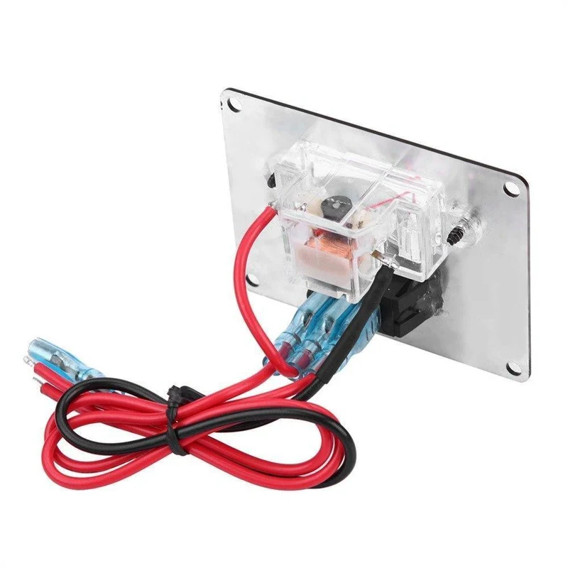12-Volt-Voltmeter, Batteriezustands-Testschalter, Doppeltestmessgerät/Messgerät, universell für Boots-, Marine- und Caravan-Autoersatzteile