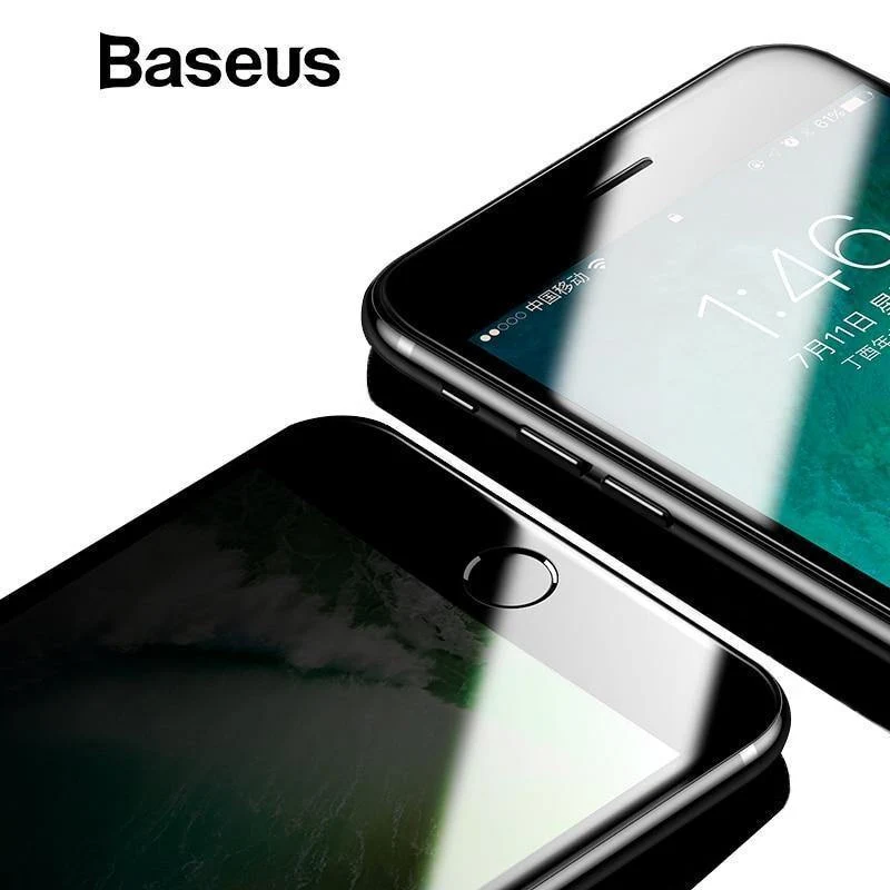Baseus Schutzglas für iPhone 8 7 Plus Displayschutz 0.3 mm dünnes, vollständig abdeckendes gehärtetes Glas für iPhone 7 7 Plus Glas