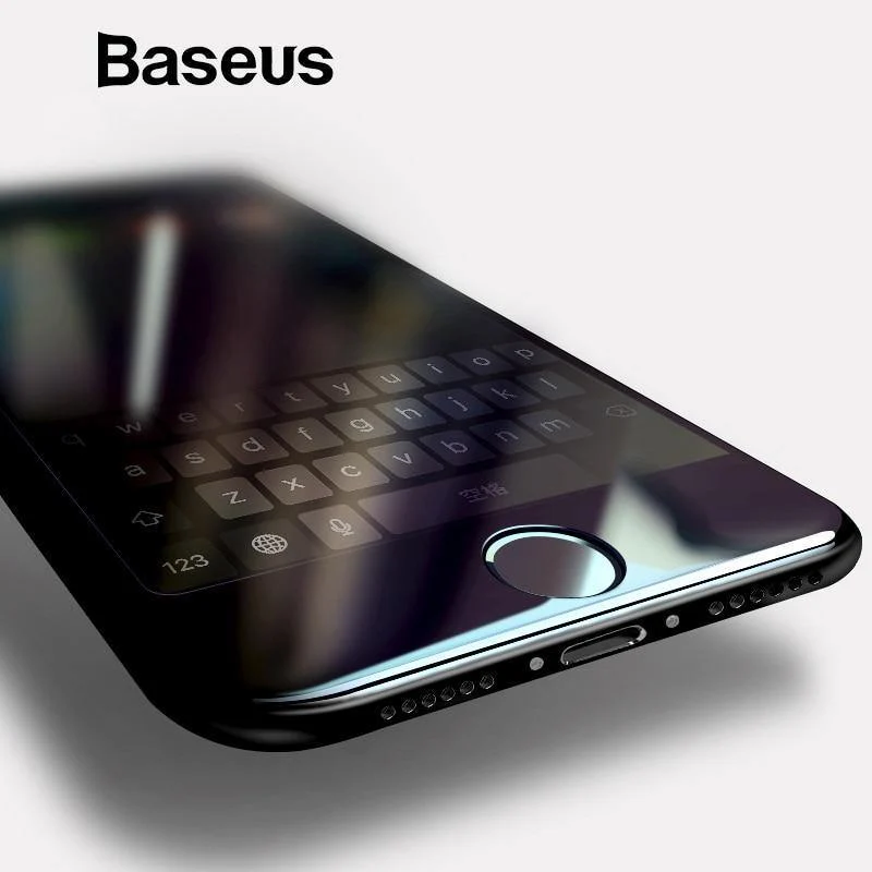 Baseus 0.2 mm Vollbild gehärtetes Glas für iPhone 8 7 Displayschutz Frontglas für iPhone 7 Plus 8 Plus Schutzglas