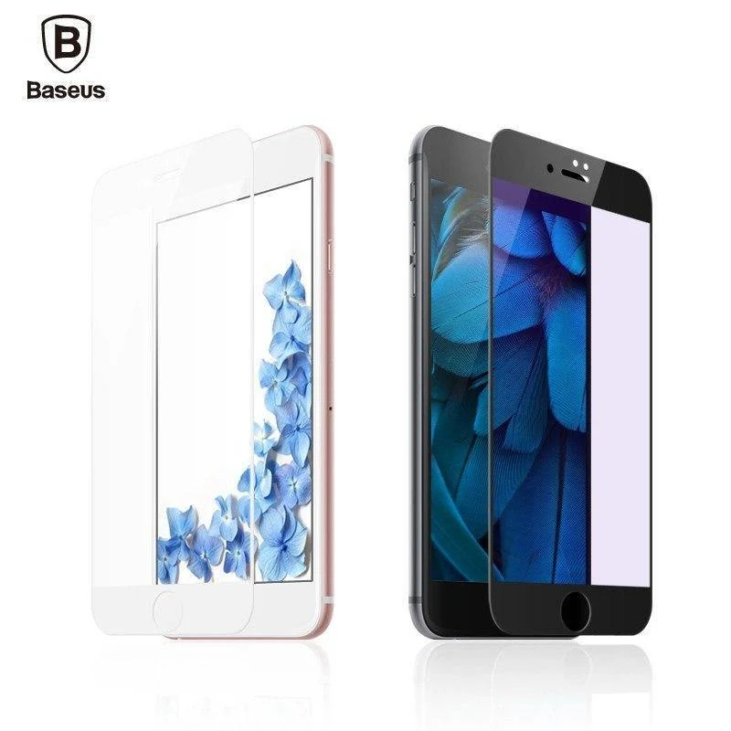 Baseus 0.2 mm Vollbild gehärtetes Glas für iPhone 8 7 Displayschutz Frontglas für iPhone 7 Plus 8 Plus Schutzglas