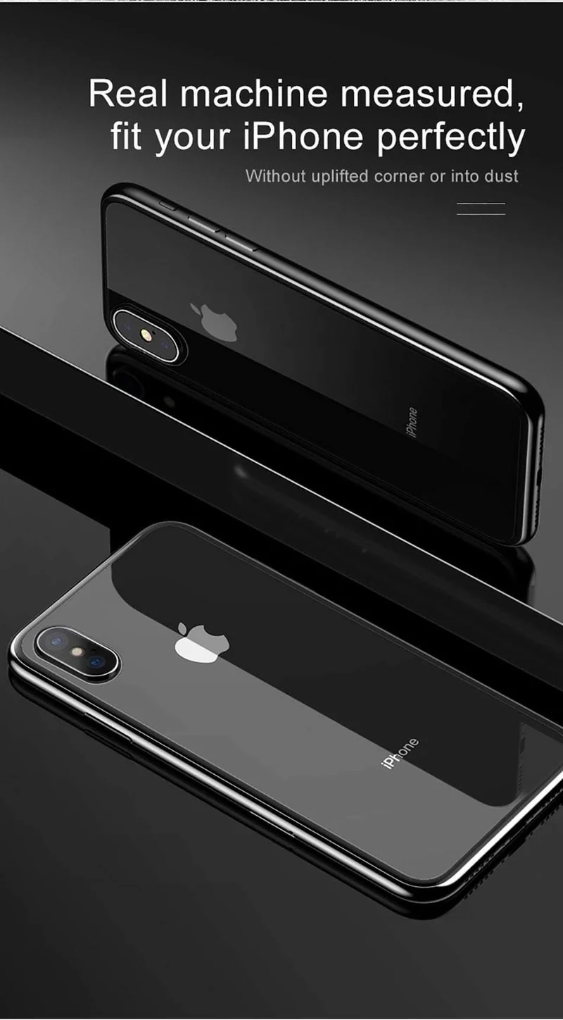 Baseus Für iPhone Xs Max Glas Ultra Dünne Zurück Glas Film Für iPhone Xs Max Xs XR 2018 Schutz Glas Gehärtetem Kratzfest