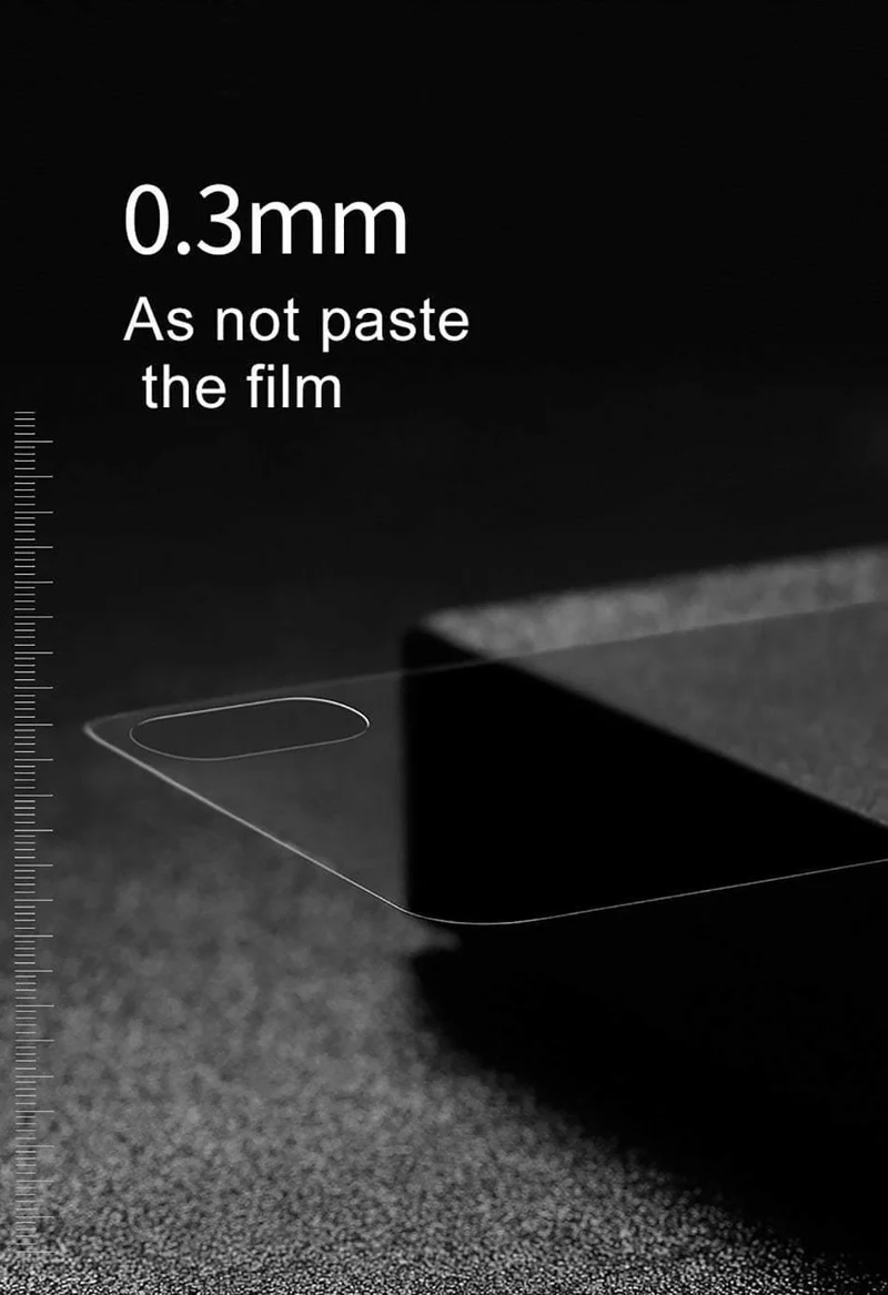 Baseus Für iPhone Xs Max Glas Ultra Dünne Zurück Glas Film Für iPhone Xs Max Xs XR 2018 Schutz Glas Gehärtetem Kratzfest