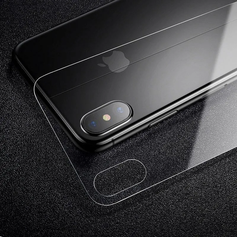 Baseus Frontglas + Rückfolie Displayschutzfolie für iPhone X gehärtetes Glas 0.3 mm ultradünn 100 % reines Glas Schutzfolie 9H