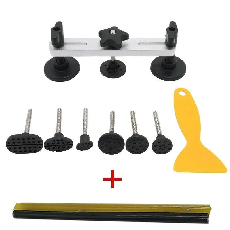 Auto-Reparatur-Werkzeug-Set, PDR-Werkzeug-Set, Ausbeulen ohne Ausbeulen, Karosserie-Reparatur-Set, Zugbrücke, Dent-Abzieher, Kleber-Entfernung