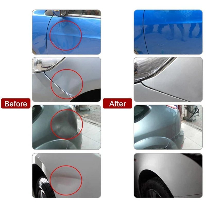 Auto Body Paintless Dent Lifter Repair Tool Puller + 18 Tabs Hagelentfernungswerkzeuge für BMW E46 90 Ford Focus kostenlos per Drop Shipping in den USA
