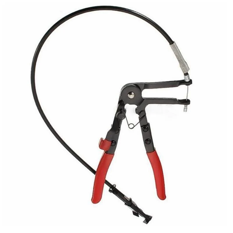 Flexibler Draht Lange Reichweite Schlauchklemme Zange Auto Wasserleitung Reparatur Werkzeug Metallklemme, Kunststoff Selbstspannungssperrmechanismus