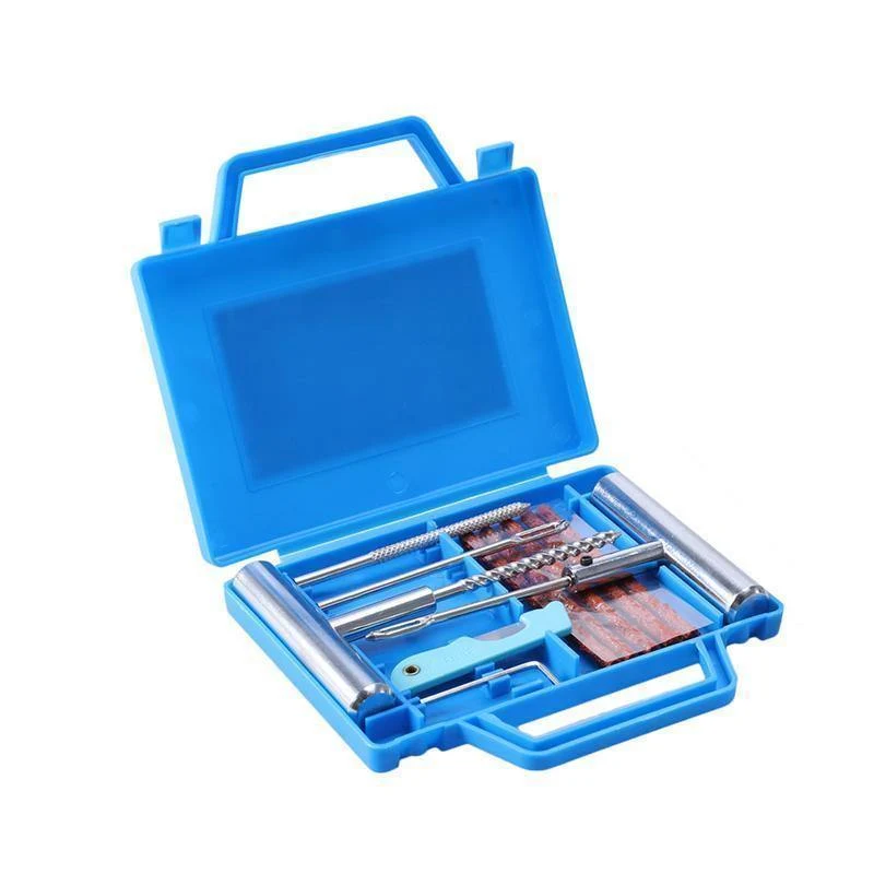 11 Stücke Auto Motorrad Fahrrad Notfall Heavy Duty Tubeless Reifen Pannen Reparatur Kit Stecker Set Auto Reifen Reparatur Kit