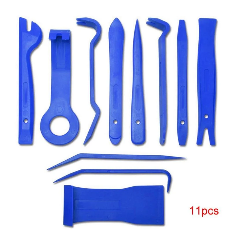 11/12 stücke Auto Demontage Werkzeuge DVD Stereo Refit Kits Innen Kunststoff Trim Panel Dashboard Installation Entfernung Reparatur Werkzeuge