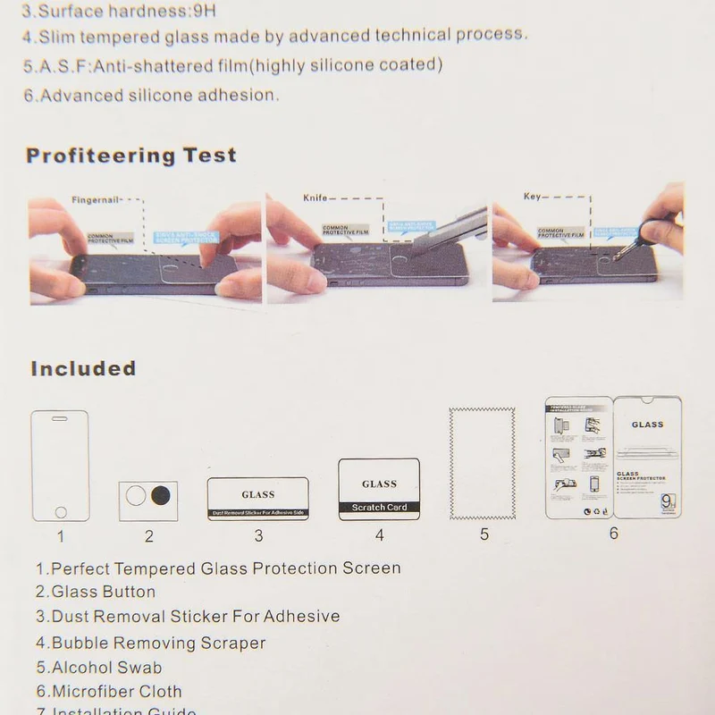 für Samsung Galaxy Note 3 Tempered N9000 Glass