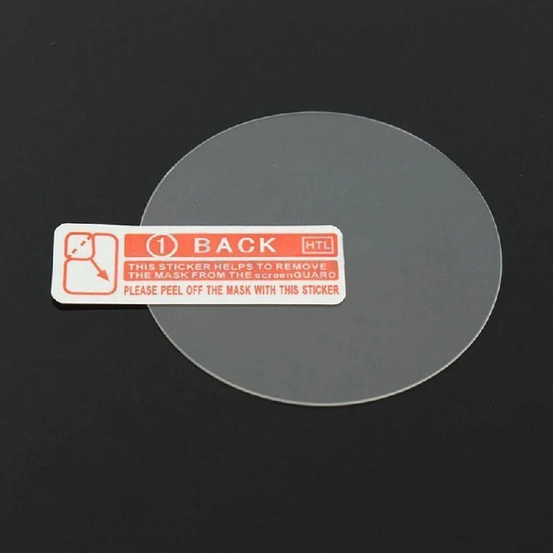 Schutzfolie aus gehärtetem Glas, Premium-Vollschutz, kratzfeste Displayschutzfolie, klares, rundes Anti-Blasen-Armband