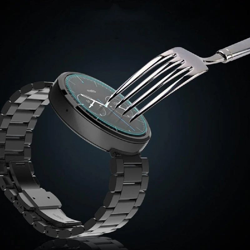 Display-Glasfolie, Schutzfolie, universelles Anti-Blasen-Armband, gehärtetes Glas, 42 mm, Härtegrad 9H, bruchsicheres Armband