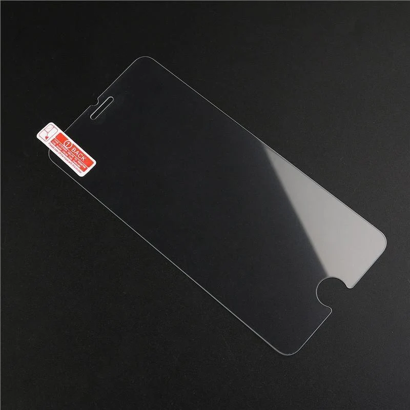 9H Härte HD Klares gehärtetes Glas Displayschutz Explosionsgeschützte Glasmembran für iPhone 7 Plus Smartphone Stahlschutzfolie (Transparent)