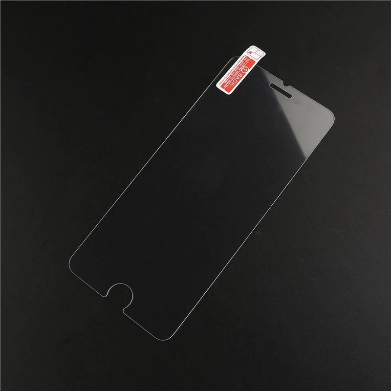 9H Härte HD Klares gehärtetes Glas Displayschutz Explosionsgeschützte Glasmembran für iPhone 7 Plus Smartphone Stahlschutzfolie (Transparent)