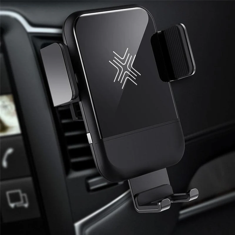 ROCK Autohalterung Qi kabelloses Ladegerät für iPhone XS XR X 8 Schnelles kabelloses Autoladegerät Telefonhalter für Samsung Galaxy S9 Autohalterung