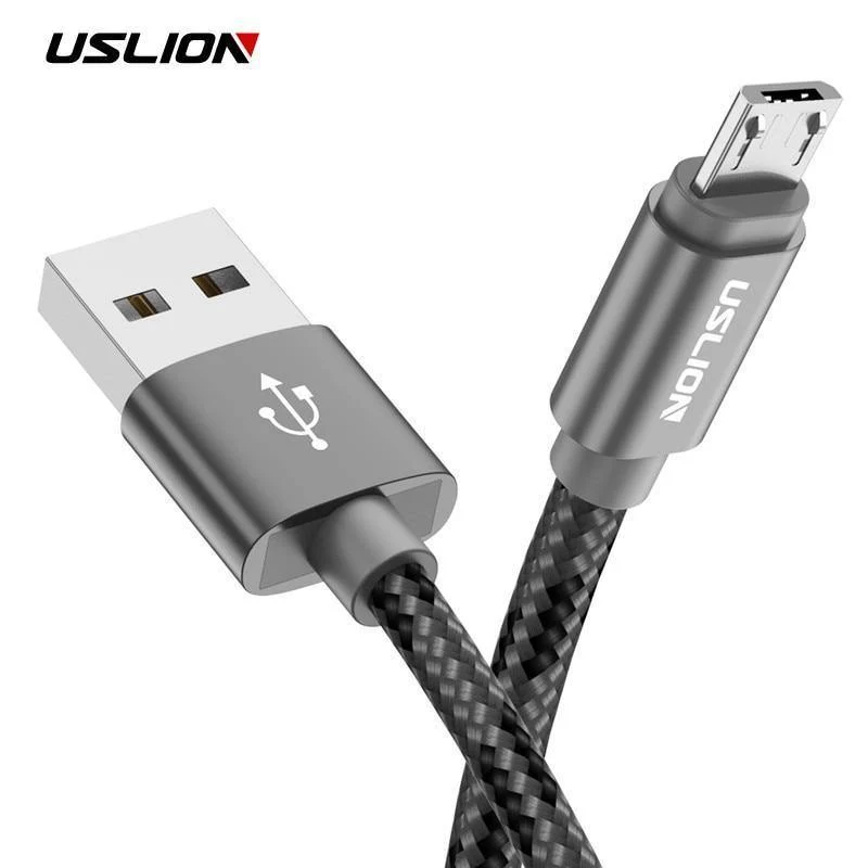 USLION USB-Kabel für Samsung Xiaomi für SONY Huawei Tablet Android Micro USB-Telefon-Ladekabel Daten-Schnellladekabel Adapter